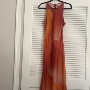 Sleeveless Gradient Dress